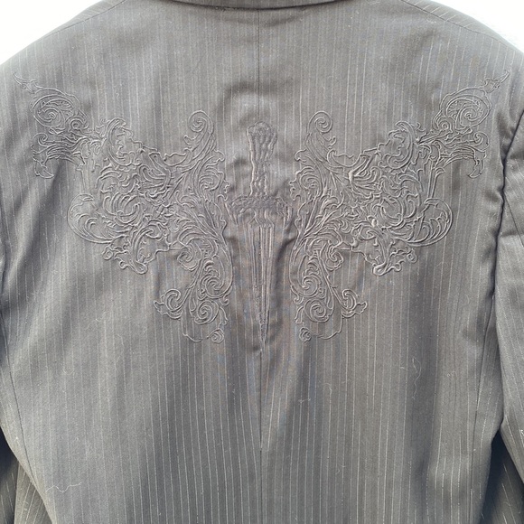 Vintage New Silver Dagger Blazer With Embroidery - Picture 11 of 12